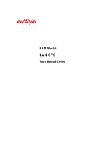 Avaya LAN CTE BCM Rls 6.0 User manual