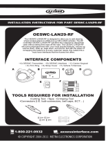 Axxess OESWC-LAN29-RF User manual