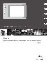 Behringer iSTUDIO iS202 Quick start guide
