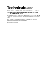 BENDIX TCH-005-007 User manual