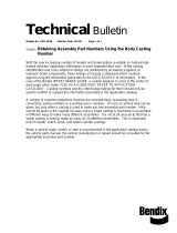 BENDIX TCH-020-009 User manual