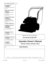 Billy Goat KD511HS User manual