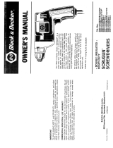 Black & Decker 2032-10 User manual