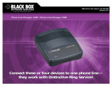 Black Box Phone Line Manager 230B User manual