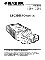 Black Box DB9F/RJ-11 User manual