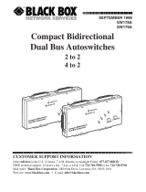Black Box SW178A User manual