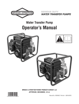 Briggs & Stratton Water Transfer Pump User manual