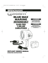 Brinkmann Rechargeable Glare-Free Spotlight 800-1620-0 User manual