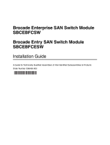Brocade Communications Systems SBCEBFCSW User manual