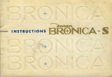 Bronica S User manual