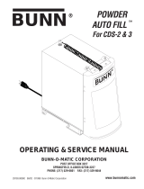 Bunn POWDER AUTO FILL User manual