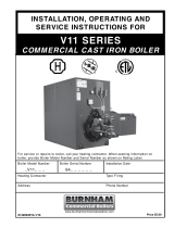Burnham Series V11 Operating instructions
