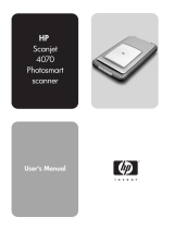 HP Scanjet 4070 Photosmart Scanner series User manual