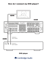 Cambridge Audio 640r User manual