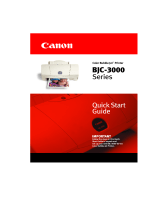 Canon BJC-3000 Series Owner's manual