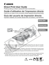Canon Printing Using a Direct Camera/Printer Connection Guide Direct Print User manual