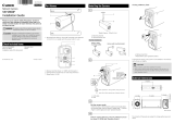 Canon VB-S900F Installation guide