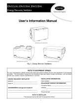 Carrier ERVCCSHA User manual