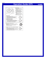 Casio 4375 User manual