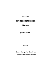 Casio IT-2000 User manual