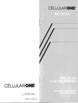 Cellular One 832 CO-IIE User manual
