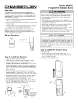 Chamberlain 942FPC User manual
