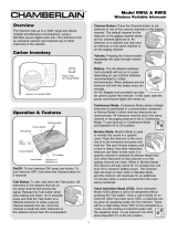 Chamberlain RWIA User manual