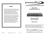 Channel Plus 5515 User manual