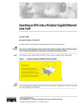 Cisco Systems Modular Gigabit Ethernet Line Card I User manual