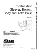Cissell CAB438C User manual