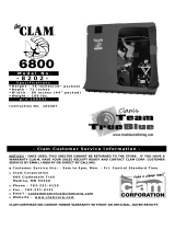 Clam Corp CLAM 6800 User manual