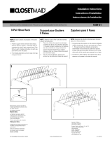 Closet Maid 9-Pair Shoe Rack 1039-31 User manual