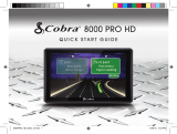 Cobra Electronics 8xxx 8000 Pro HD Quick start guide