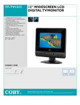 COBY electronic TFTV1212 - 12" Class Widescreen LCD Digital TV/Monitor User manual