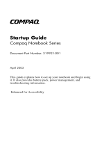 Compaq 319921-001 User manual