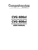 Comprehensive Video CVG-606xl User manual