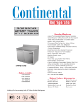 Continental Refrigerator SWF60-BS-FB User manual