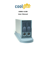CoolGear COOLGEAR USBG-410B User manual