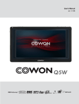Cowon Systems Q5W Owner's manual