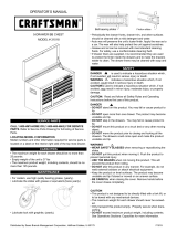 Craftsman 5-Drawer User manual