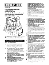 Craftsman 315.11099 User manual
