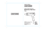 Craftsman Electronic Heat Gun Owner's manual