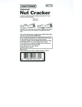 Craftsman Nut Cracker Owner's manual