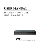 CTC Store IP DSLAM for ADSL IPDSLAM-A8/A16 User manual