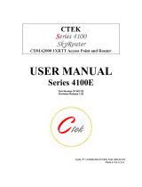 CTEK Power USA CDMA2000 User manual