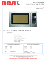 RCA RMW1132 User manual