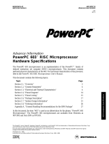 IBM PowerPC 603 User manual