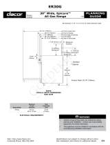 Dacor ER30G User manual