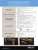 Dacor MRWD27 User manual