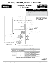 Dacor DR30GIFS User manual